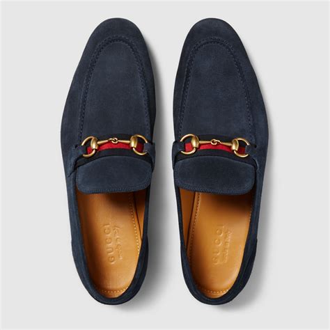 gucci mens moccasins|gucci men's suede loafers.